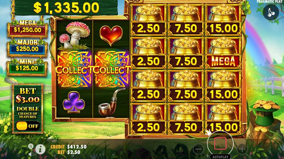Wild Wild Riches slot Money Collect Bonus feature