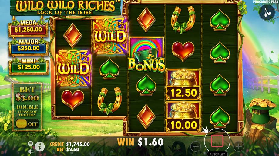 Wild Wild Riches slot base game