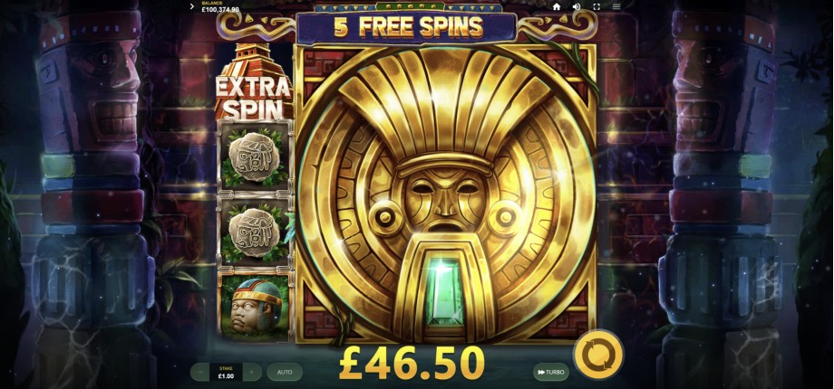 Yucatan's Mystery slot Free Spins feature