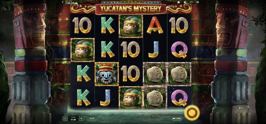 Yucatan's Mystery slot base game