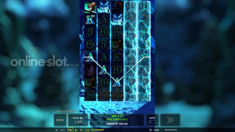 Arctic Empress slot Free Spins feature
