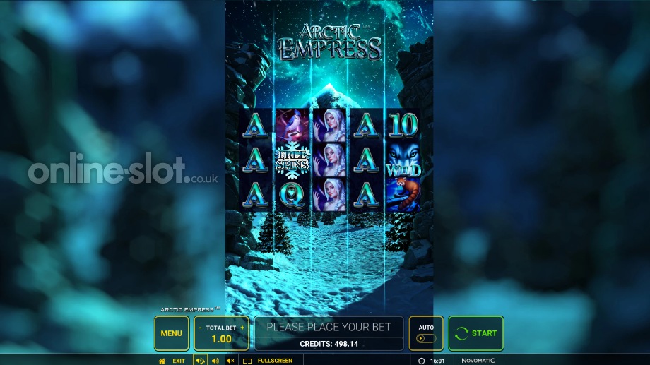 Arctic Empress slot base game