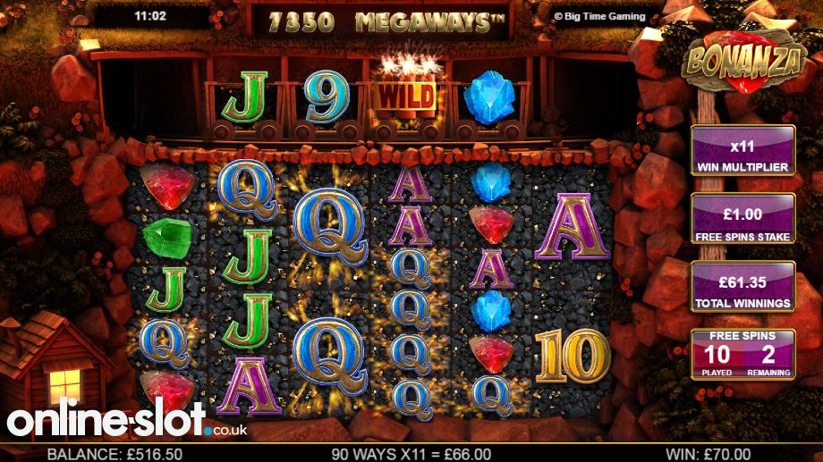 Bonanza Megaways slot Free Spins feature