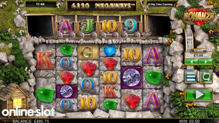 Bonanza Megaways slot base game