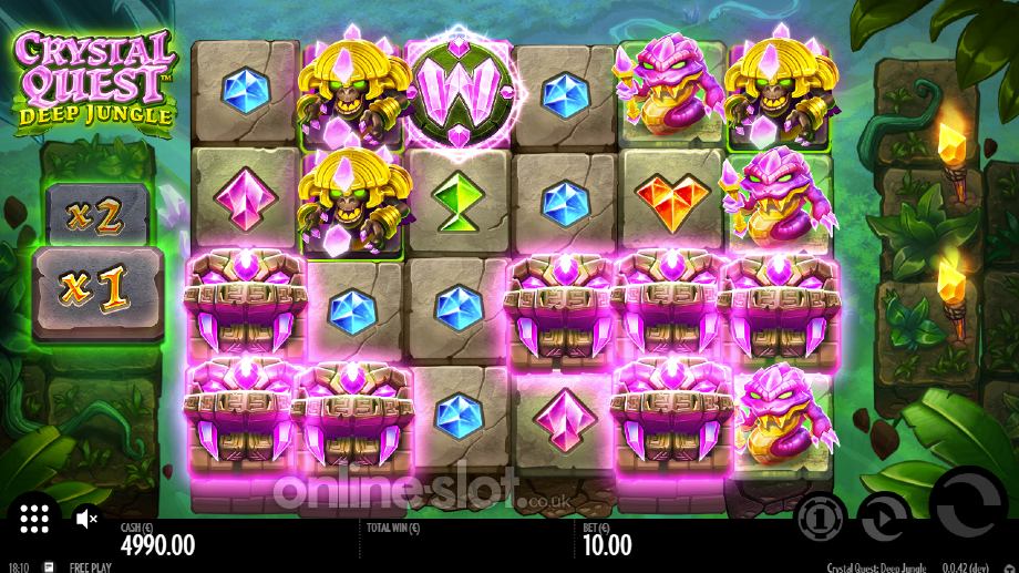 Crystal Queen Deep Jungle slot Mystery feature