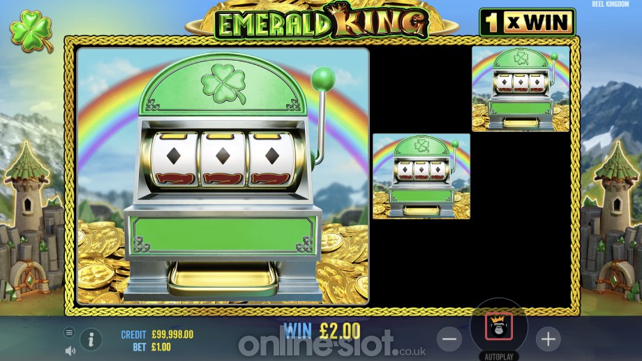Emerald King slot Mini Slots feature