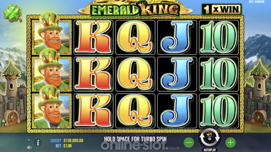 Emerald King slot base game