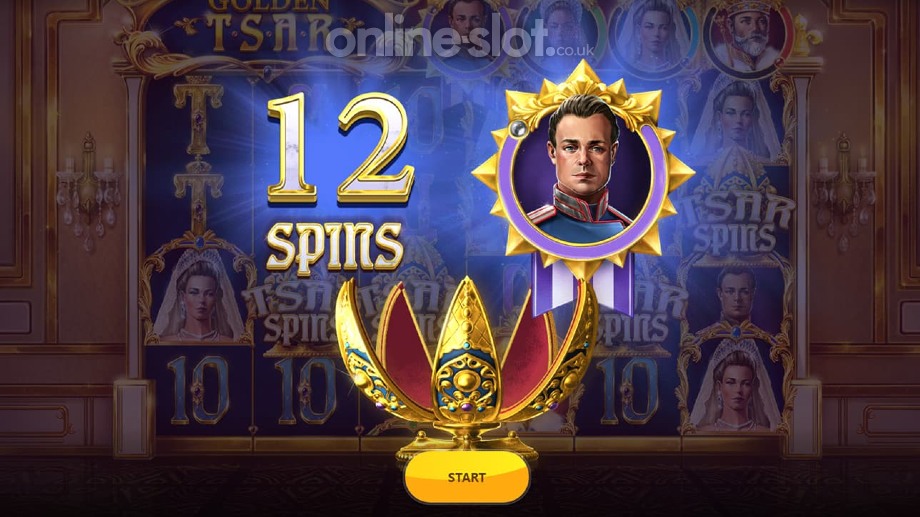 Golden Tsar slot Tsar Spins feature