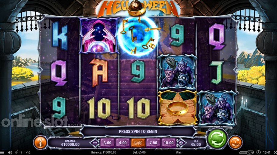 Helloween slot base game