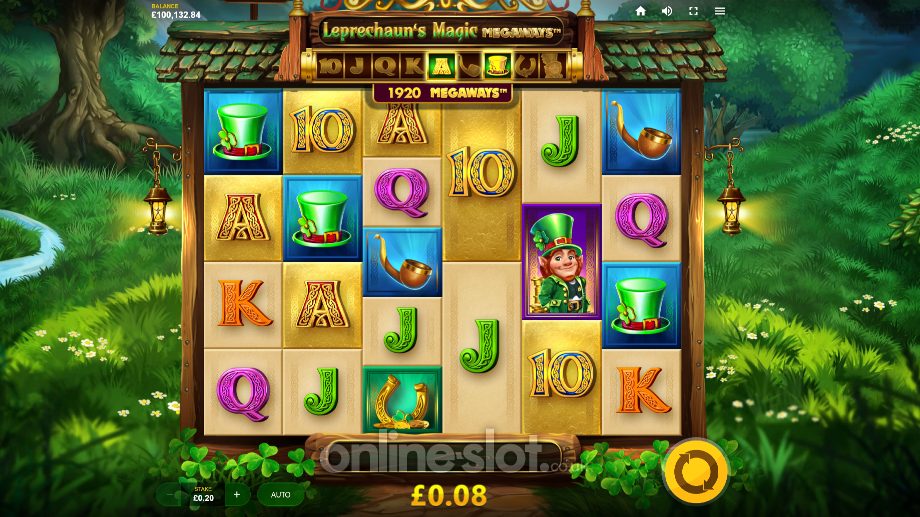 Leprechaun's Magic Megaways slot base game