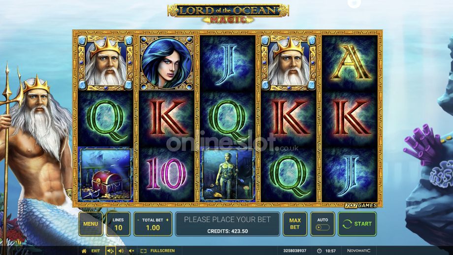 Lord of the Ocean Magic slot base game