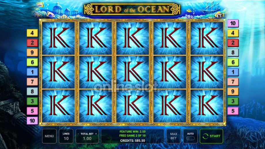 Lord of the Ocean slot Free Games feature