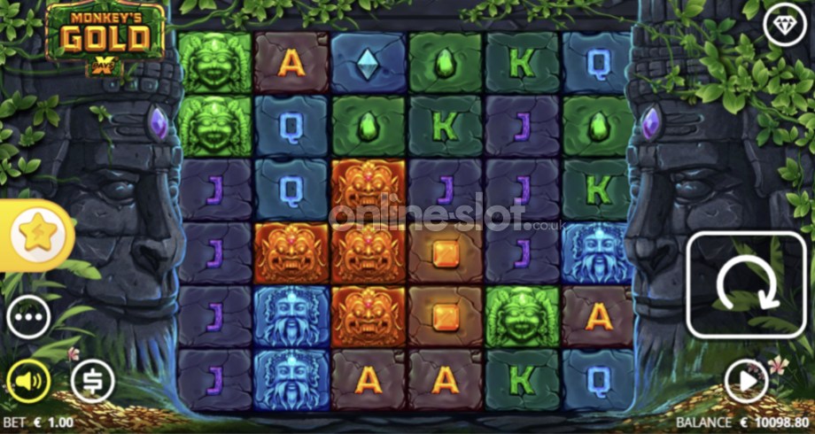 Monkey's Gold slot base game