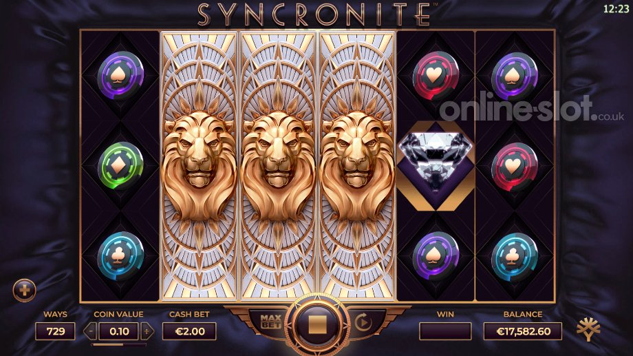 Syncronite Splitz slot Synced Reels feature