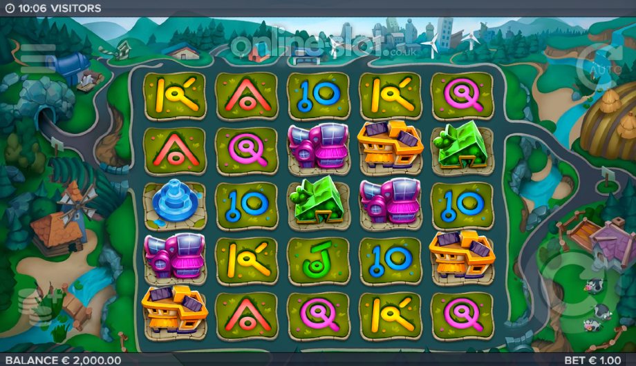 Visitors slot base game