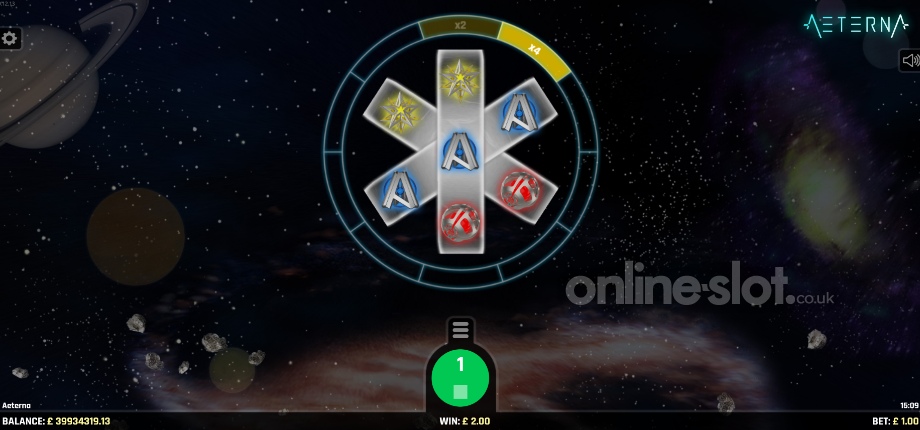 Aeterna slot Free Spins Bonus feature