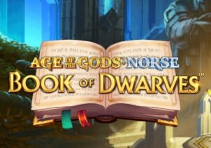 Age of the Gods Norse Book of Dwarves slot logo