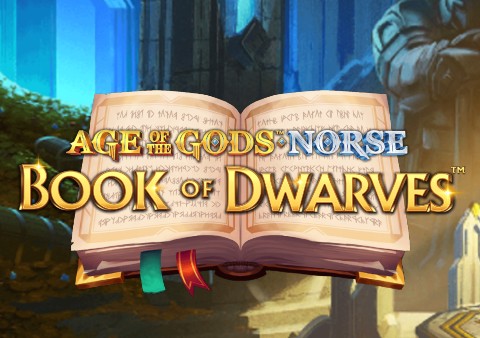 Age of the Gods Norse Book of Dwarves slot logo
