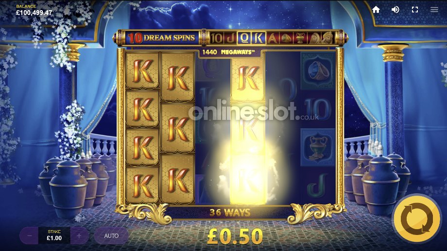 Ali Baba's Luck Megaways slot Dream Spins feature