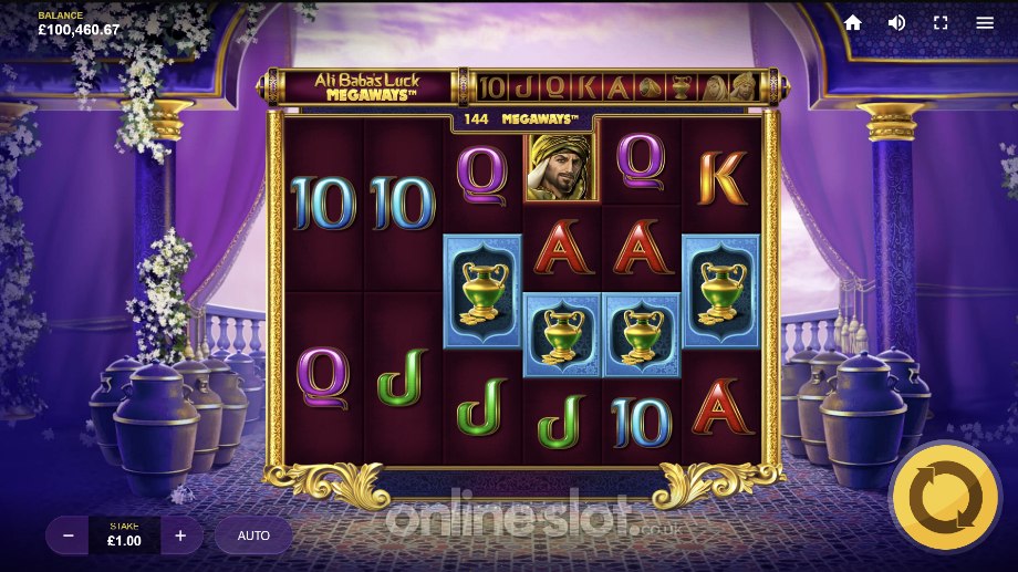 Ali Baba's Luck Megaways slot base game