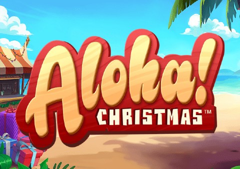 Aloha! Christmas slot logo