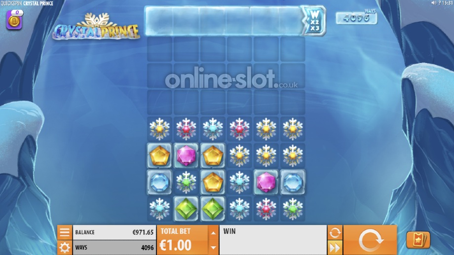 Crystal Prince slot base game