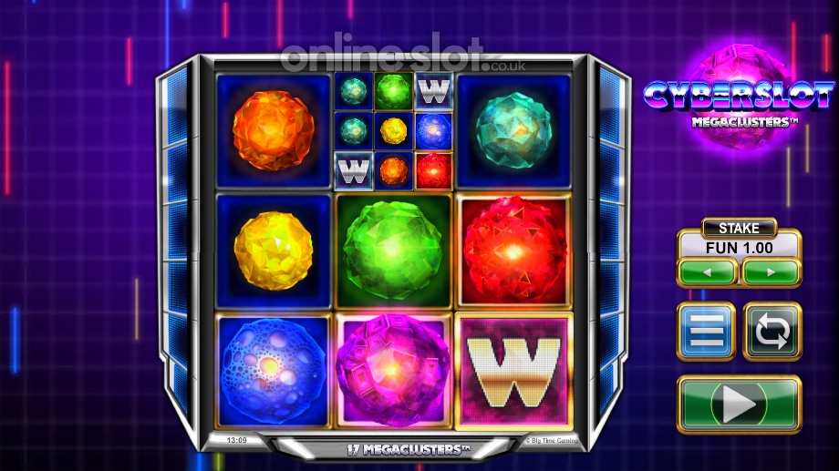 Cyberslot Megaclusters slot base game