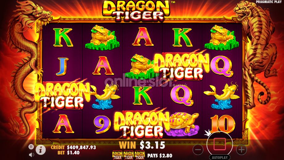 Novo Jogo Pragmático Dragon Tiger Slot