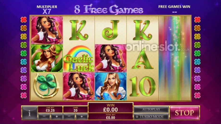 Gaelic Luck slot Lucky Lasses Free Games feature