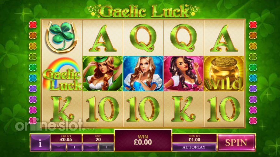 Gaelic Luck slot base game
