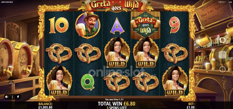 Greta Goes Wild slot Free Spins feature