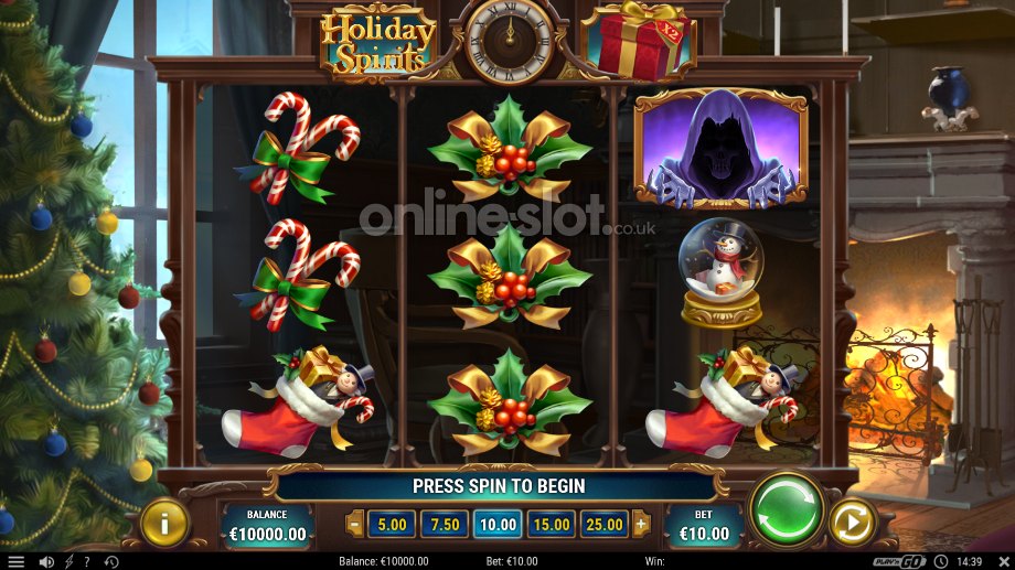 Holiday Spirits slot base game