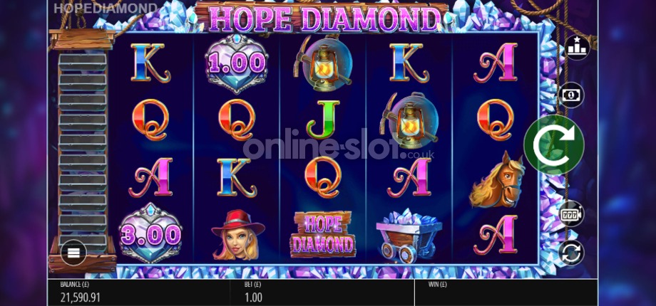 Hope Diamond slot base game