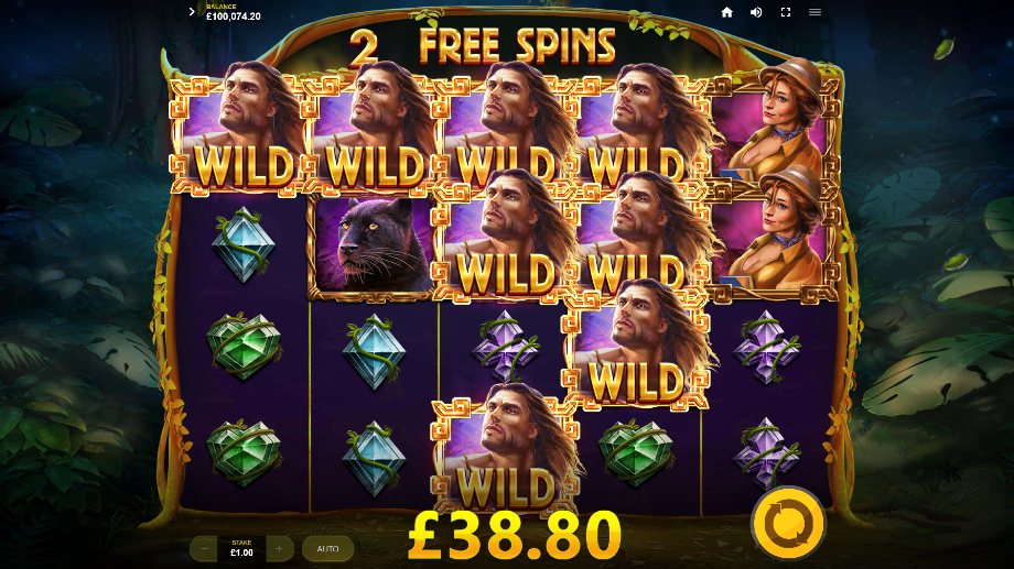 Lord of the Wilds slot Free Spins feature