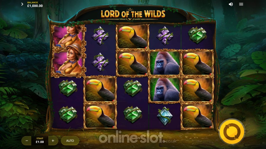 Lord of the Wilds slot base game