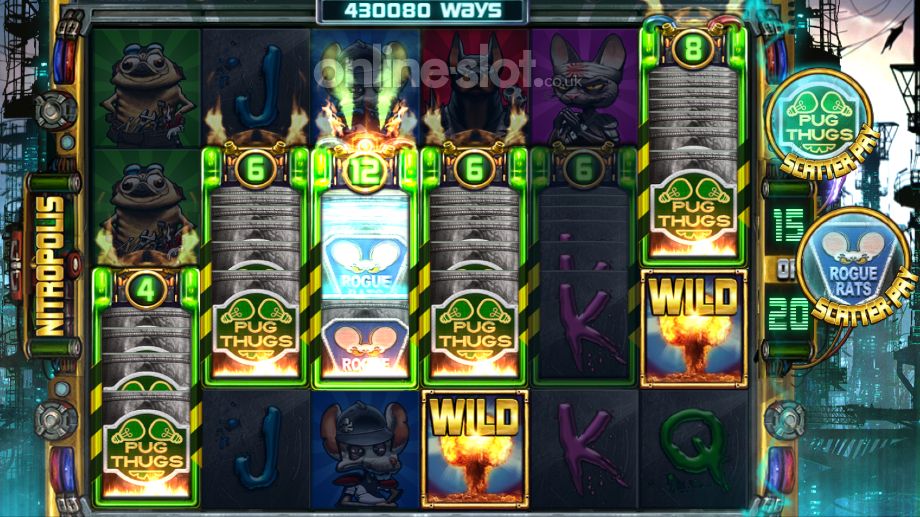 Nitropolis slot Bonus Game feature