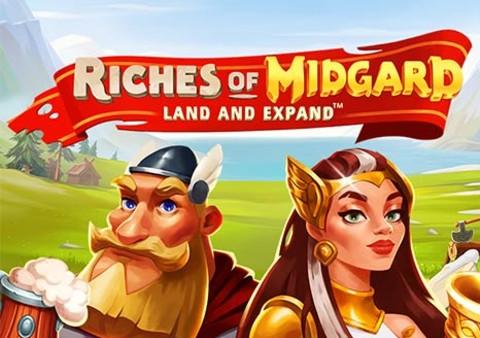 Riches of Midgard Land and Expand slot logo