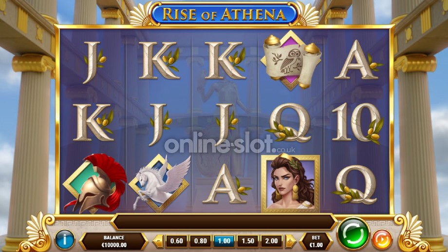 Rise of Athena slot base game