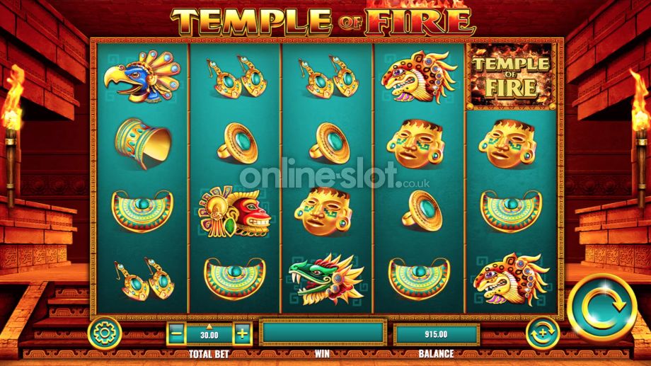 Temple of Fire slot base game