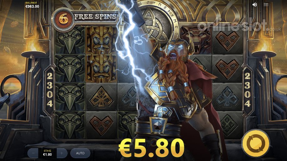 Thor's Vengeance slot Free Spins feature