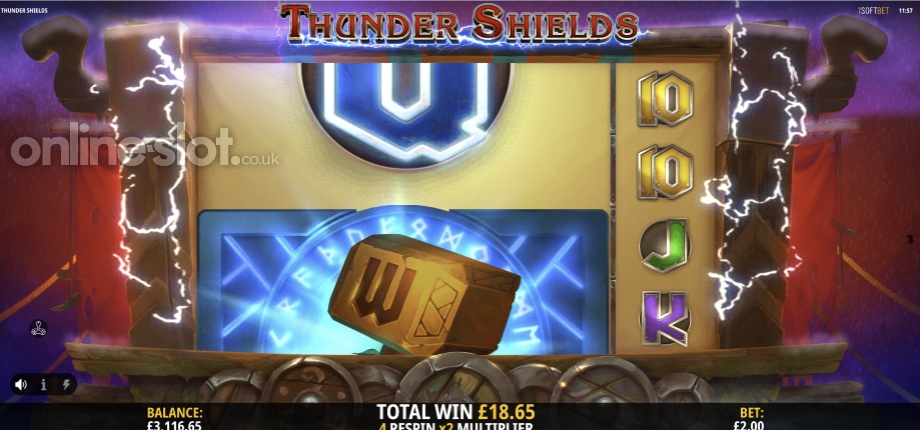 Thunder Shields slot Colossal Respins feature