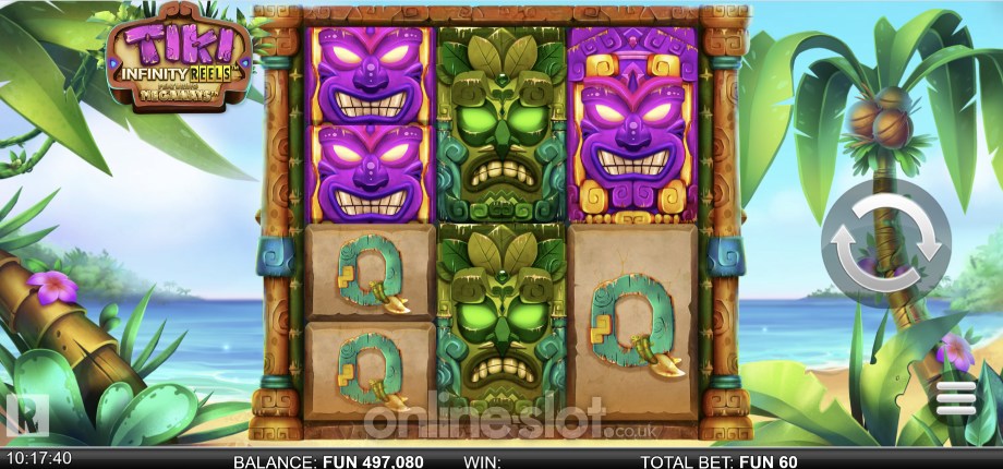 tiki-infinity-reels-megaways-slot-base-game