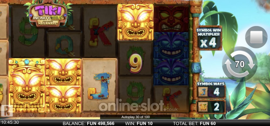 tiki-infinity-reels-megaways-slot-symbol-multiplier-feature