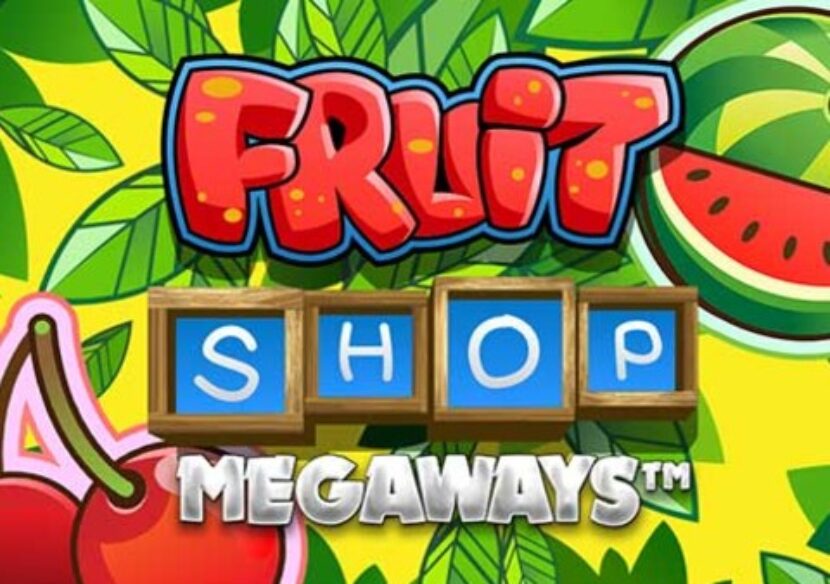 fruit shop megaways slot logo