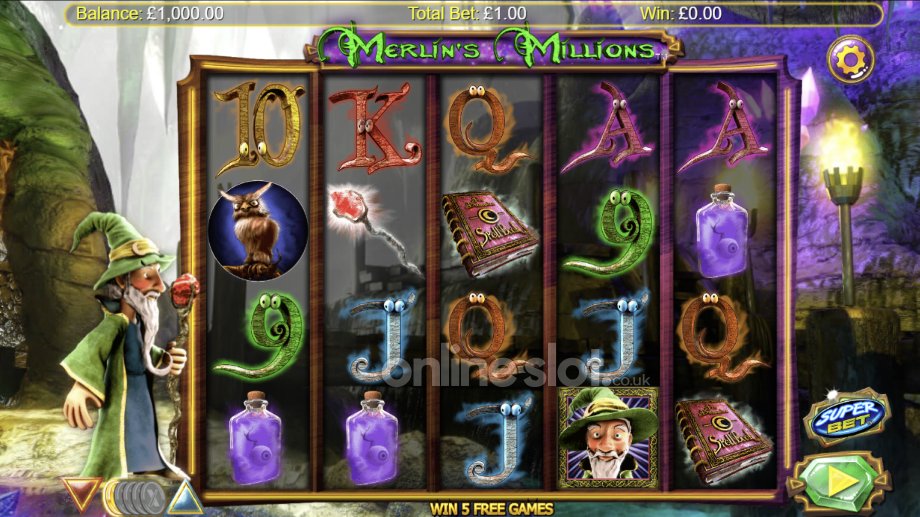 merlins-millions-slot-base-game