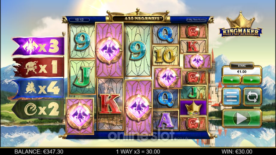 kingmaker-megaways-slot-gem-multipliers-feature