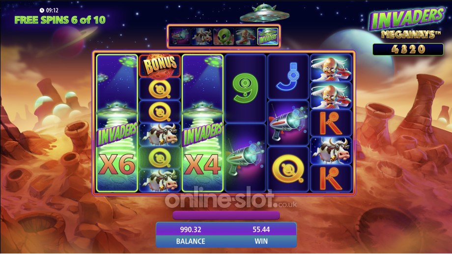 Space Invaders Slot (Inspired) Review & Demo