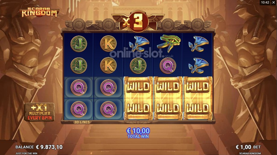 scarab-kingdom-slot-pharaohs-free-spins-feature