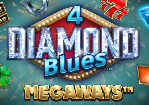 4-diamond-blues-megaways-slot-logo