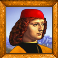 da-vinci-diamonds-slot-portrait-of-a-musician-painting-symbol